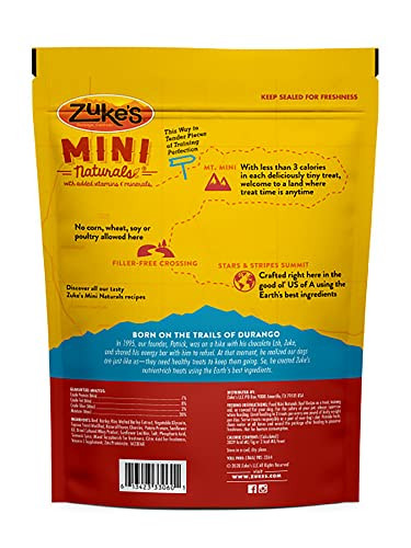 Zuke's Mini Naturals Dog Training Treats Beef Recipe Soft Mini Dog Treats 16 Ounce Pack Of 2