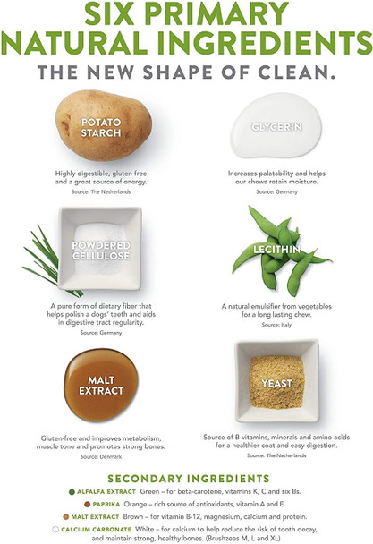 Whimzees Stix, Large, 25 Pack, Gluten Dog Dental Chews