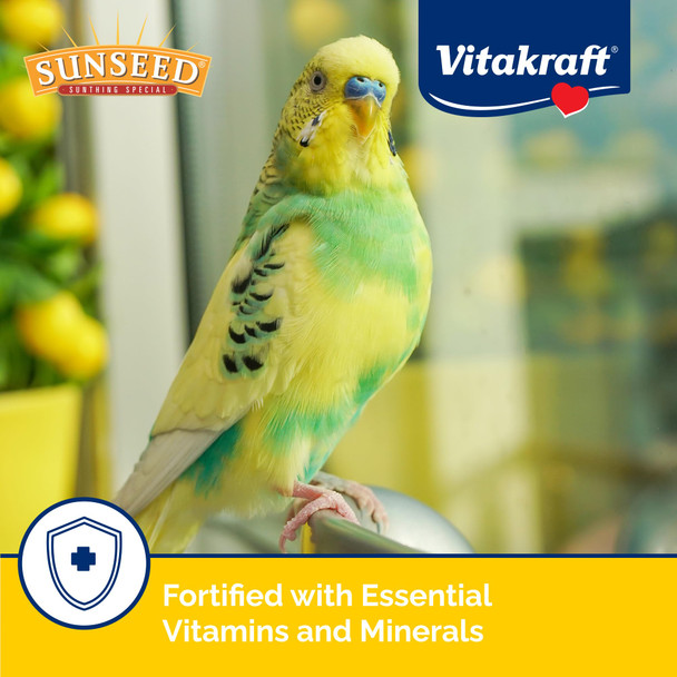Vitakraft Sunseed Vita Prima Parakeet Food Grains Seeds Vegetables Fruits And Live 2 Lb