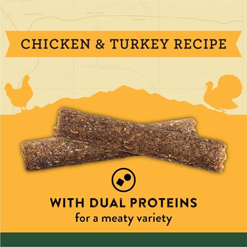 Zukes Adventure Sticks Chicken And Turkey Dog Treats Natural Dog Treat Sticks 6 Oz