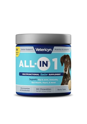 Vetericyn AllIn 1 Multifunctional Senior Dog Supplement With Glucosamine And Vetericyn Plus