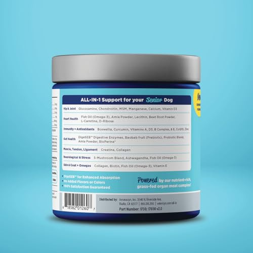 Vetericyn AllIn 1 Multifunctional Senior Dog Supplement With Glucosamine And Vetericyn Plus