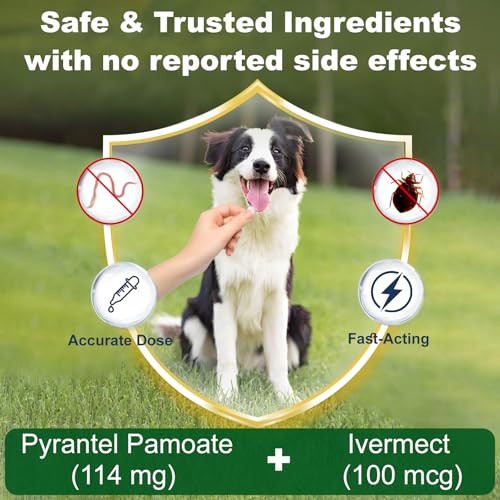 Zerbi Ivermectin For Dogs Digestive Health & Vitality Support Safe For Puppies 3.38 Oz