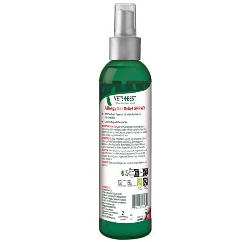 Vet's Best Allergy Itch Relief Spray For Dogs 8 Ounces