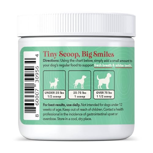 Wild Acre Dental Powder For Dogs Dog Breath Freshener Dental Powder For Teeth