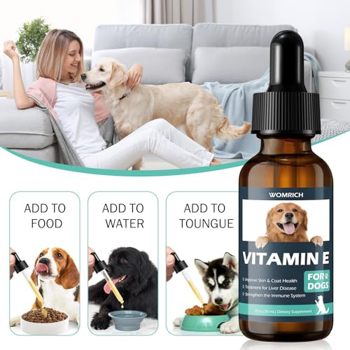 Womrich Vitamin E For Dogs Dog Vitamins E Vitamin E Dropper For 30 Ml