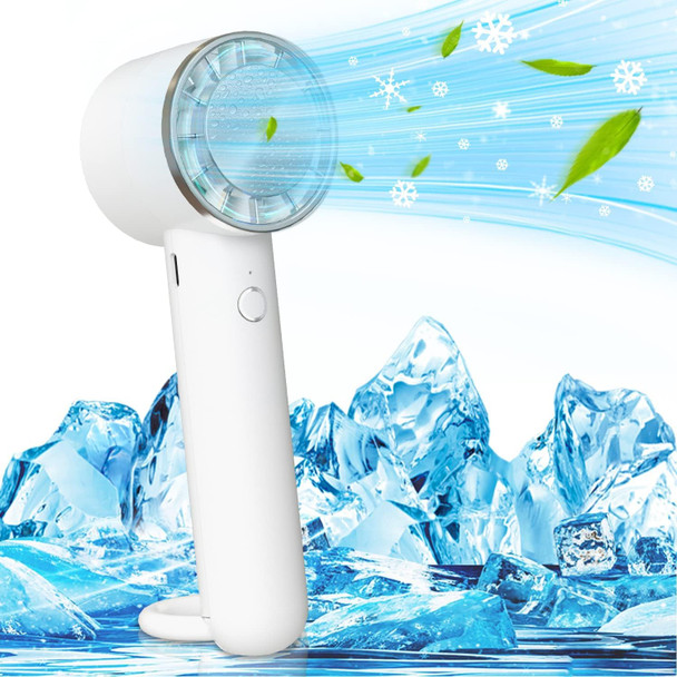 Handheld Cooling Fan, Upgrade Portable Fan With Cold Compress Function, 3 Speeds Adjustable Rechargeable Usb Mini Face Fan