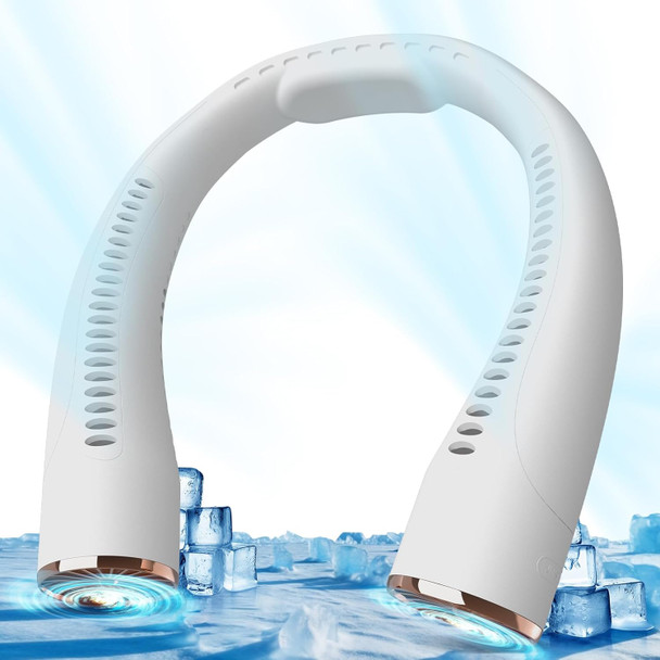 Neck Fan, 9600Mah Usb Rechargeable Cooling Fan, 16H Working Time, 5 Speeds Wearable Personal Neck Fan For Office Sports Outdoor