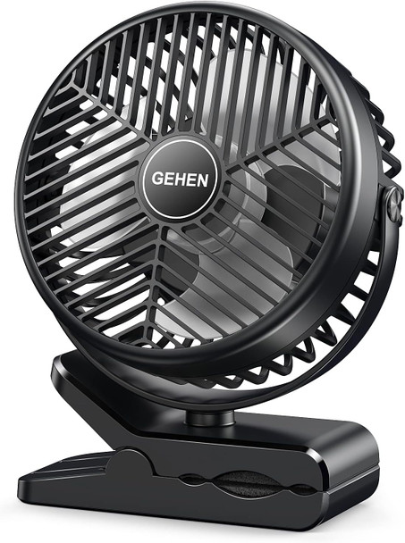Portable Clip On Fan, Cordless Small Fan, Rechargeable Personal Fan, 10000Mah Battery Operated Desk Fan, Small Table Fan