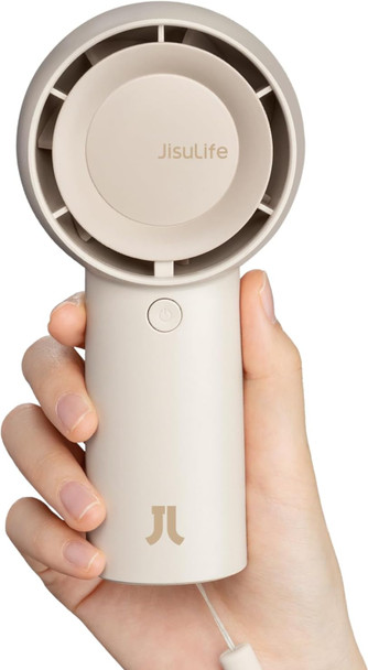 Jisulife Handheld Portable Turbo Fan 16H Max Cooling Time], 4000Mah Usb Rechargeable Personal Battery Operated Mini Small Pocket