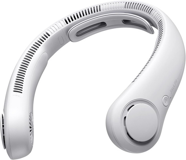 Jisulife Portable Neck Fan Upgraded, Necksupport Personal Fan Hands Free, 5 Speed Gears Adjustment, 3900 Mah Wearable Bladeless Jisulife Portable Neck Fan Upgraded, Necksupport Personal Fan Hands Free, 5 Speed Gears Adjustment, 3900 Mah Wearable Bladeless