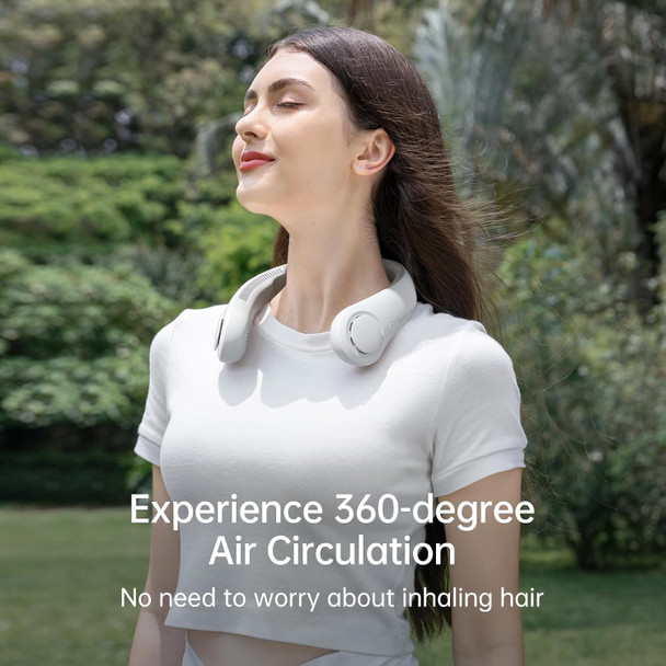 Jisulife Portable Neck Fan Upgraded, Necksupport Personal Fan Hands Free, 5 Speed Gears Adjustment, 3900 Mah Wearable Bladeless Jisulife Portable Neck Fan Upgraded, Necksupport Personal Fan Hands Free, 5 Speed Gears Adjustment, 3900 Mah Wearable Bladeless