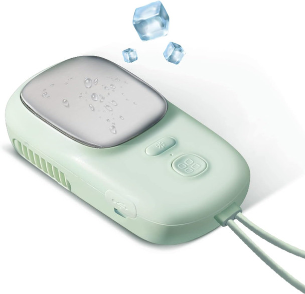 Mini Portable Handheld Air Conditioner Usb Rechargeable BatteryPowered Personal Handheld Cooler, Fast Cold Compress Cooling
