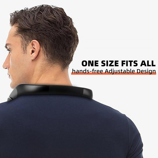 6000Mah Portable Neck Fan Rechargeable, Bladeless Operated Wearable Personal Fan With 3 Speeds, 360°Cooling Leafless Hanging Neck 6000Mah Portable Neck Fan Rechargeable, Bladeless Operated Wearable Personal Fan With 3 Speeds, 360°Cooling Leafless Hanging Neck