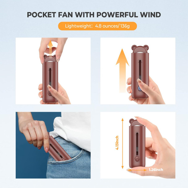 Mini Fan Portable, Portable Handheld Fan For Kids With Soft Blade, Safety Kids Fan Small Fan, Low Noise Personal Fan, Cute Batter Mini Fan Portable, Portable Handheld Fan For Kids With Soft Blade, Safety Kids Fan Small Fan, Low Noise Personal Fan, Cute Batter