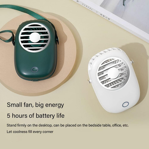 Mini Portable Fan Mini Hanging Neck Fan Quiet Personal Fan Handheld Fan For Home Office Or TravelGreen Mini Portable Fan Mini Hanging Neck Fan Quiet Personal Fan Handheld Fan For Home Office Or TravelGreen
