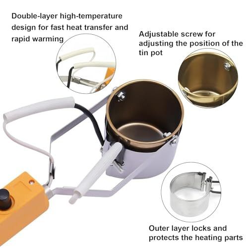 Wemakmak Lead Melting Pot Kit 380W