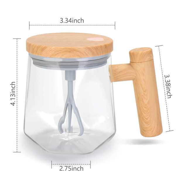 Yummy Sam Self Stirring Coffee Mug Battery Powered Electric Milk Coffee Mixing Cup 13.5 Oz