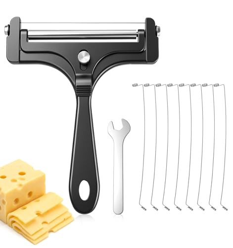 Valuebargain Cheese Slicer Wire Stainless Steel Cheese Slicer With 8 Wires 1 Pcs Stainless Steel