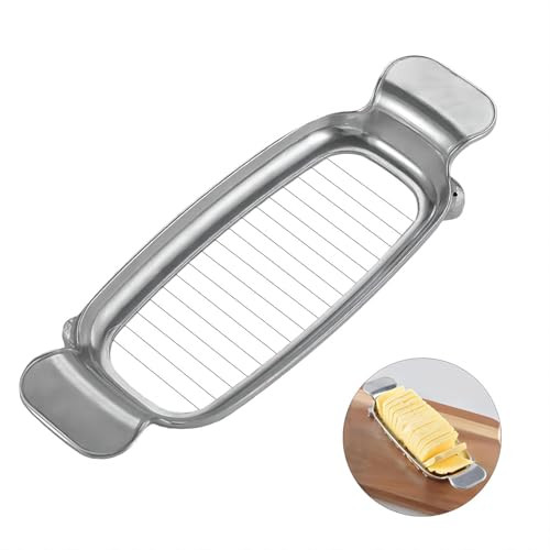 Adullpony Butter Slicer CutterCheese Cutters For Block Cheese Butter Slicer For Butter Stainless Steel