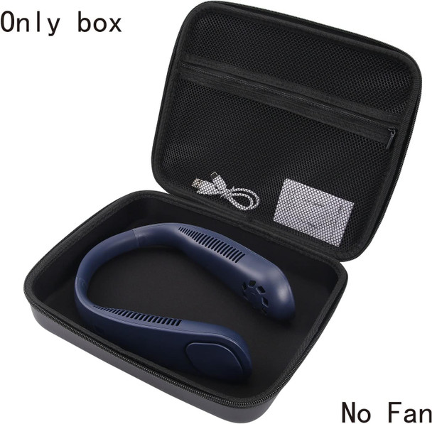 Hand Free Personal Fan Case For Rechargeable Neck Fans，Neck Hanging Fan Travel Case， Usb Rechargeable Personal Fan Storage Box