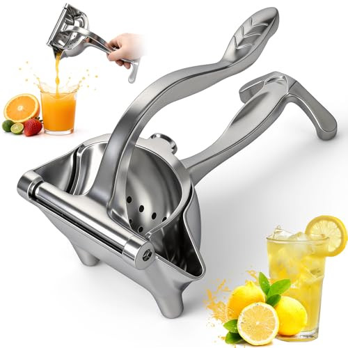 Nisuez Heavy Duty Manual Fruit Juicer Press Lemon Juicer Hand Orange