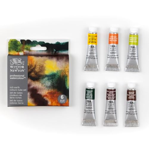 Winsor and Newton 190835 Watercolour Paint Set 5 Ml Yellow