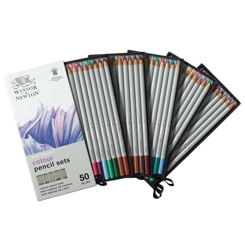 Winsor and Newton Studio Collection Colour Pencil Set 50 Piece