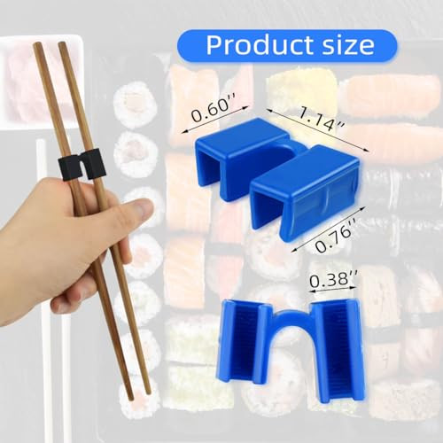 Tkypzy 8 Pairs Reusable Chopsticks Helpers Training Chopstick For Beginner able Practice