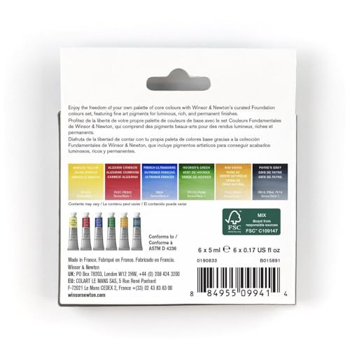 Winsor and Newton 190833 Professional Watercolour Paint Set 5 Ml Yellow