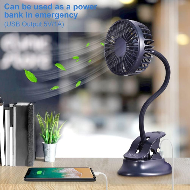 Clip On Small Mini Fan, Portable Usb Battery Operated Rechargeable Quiet Personal Desk/ Baby Stroller Fan 3 Speeds Flexible Neck Clip On Small Mini Fan, Portable Usb Battery Operated Rechargeable Quiet Personal Desk/ Baby Stroller Fan 3 Speeds Flexible Neck