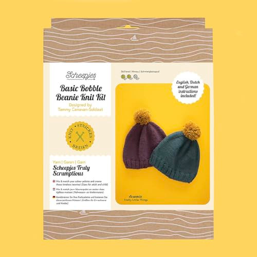 Scheepjes Basic Bobble Beanie Knit Kit 1Pc