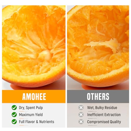 Amohee Manual Juicer Amohee Stainless Steel Orange Juicer Squeezer For Citrus Lemon Stainless Steel