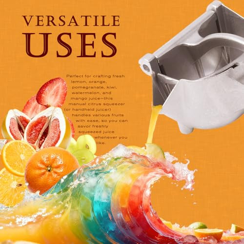 Spaloo Manual Juicer Hand Juicer Squeezer Lemon Squeezer Fresh Fruit Juice Extractor Orange