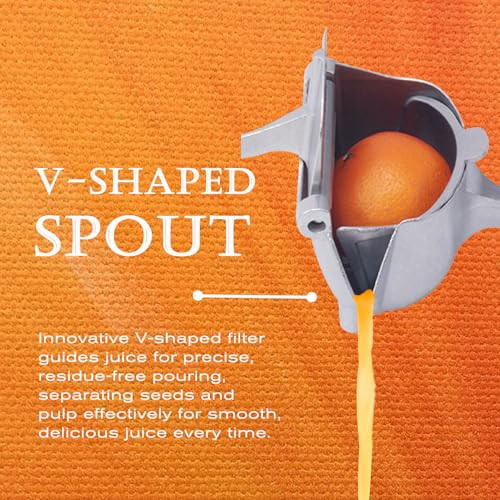 Spaloo Manual Juicer Hand Juicer Squeezer Lemon Squeezer Fresh Fruit Juice Extractor Orange