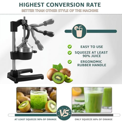 Xyjbhb Commercial Heavy Duty Manual Citrus Juicer Press Orange