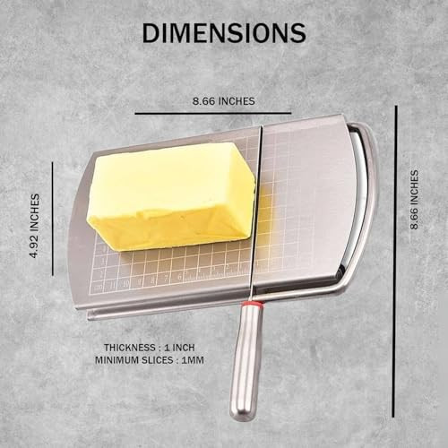 Ever Found Stainless Steel Cheese Slicers For Block Cheese Heavy DutyMultipurpose Cheese Cutter Stainless Steel