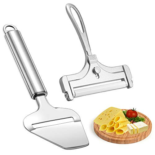 Warmhut Cheese Slicer With Wire Warmhut Stainless Steel Cheese Slicer Set And Set Of 2 Stainless Steel