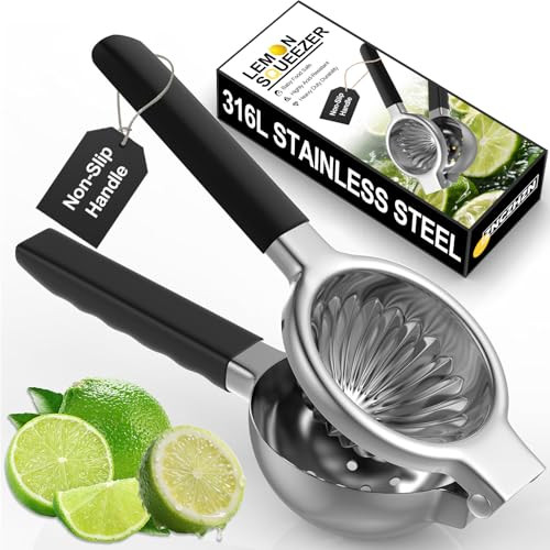 Znczhzn Premium MedicalGrade Stainless Steel Lemon Squeezer 316L Stainless Steel