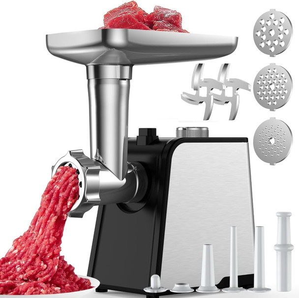 Oaomi Max Electric Meat Grinder and Sausage Stuffer 3200W Black