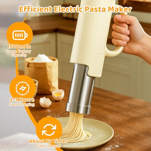 Aroeally 5 In 1 Automatic Electric Pasta Maker