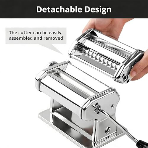 Metluck Pasta Maker Metluck Stainless Steel Pasta Machine Manual Roller Pasta Maker Stainless Steel