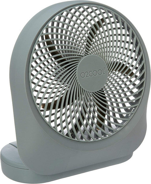 O2 Cool Fan 8 Inch Battery Or Electric Operated Indoor/Outdoor Portable Fan With Ac Adapter, Tilts 90 Degrees O2 Cool Fan 8 Inch Battery Or Electric Operated Indoor/Outdoor Portable Fan With Ac Adapter, Tilts 90 Degrees
