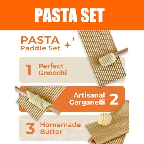 Hylcwth Pasta Making Tools Set Include 1 Pasta Drying Rack 1 Gnocchi 16Pcs Stainless Steel