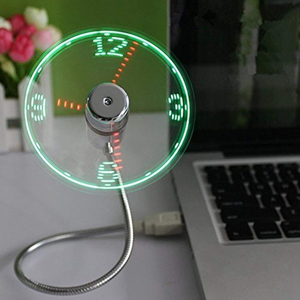 Onxe Led Usb Clock Fan With Real Time Display Function,Stocking Stuffers For Men Christmas Gadgets,1 Year  Clock