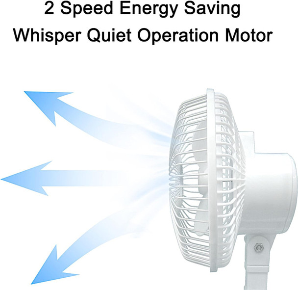 Optimus F0600 6 Electric Fan, White Optimus F0600 6 Electric Fan, White