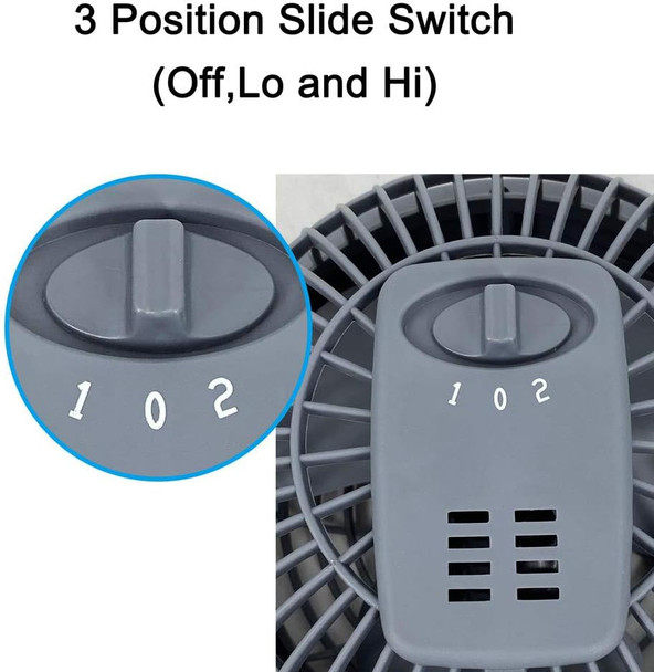 Optimus F0622S Fans, Standard,Gray