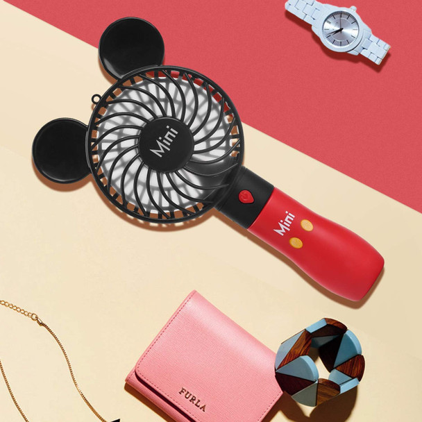 Hand Held Fan,Cartoon Fan Portable Hand Held Usb Rechargeable Fans With 3 Adjustment Speeds,Battery Operated Electric Powered Min Hand Held Fan,Cartoon Fan Portable Hand Held Usb Rechargeable Fans With 3 Adjustment Speeds,Battery Operated Electric Powered Min