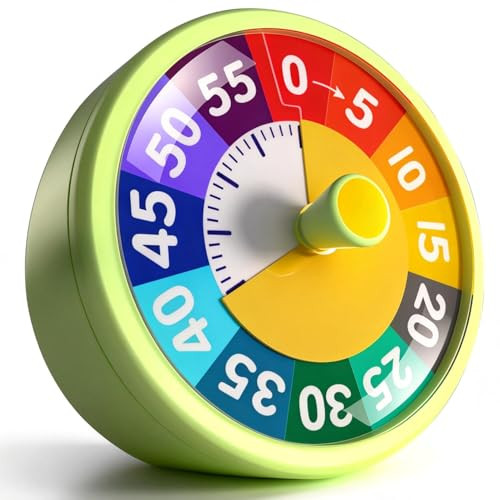 G.Catacc 60 Minute Visual Timer For Classroom Kids Teachers 4Inch Countdown Timer