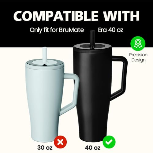 Mimore Straw For Brumate Era 40 Oz 6 Pcs